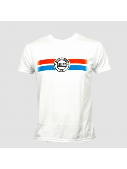 Camiseta manga corta miler hombre iffley road tejido dry sublimación