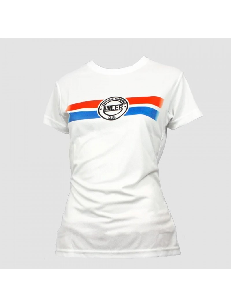 Camiseta manga corta miler mujer iffley road tejido dry sublimación