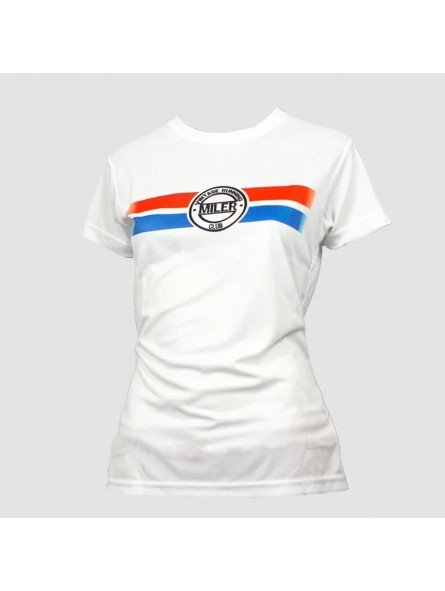 Camiseta manga corta miler mujer iffley road tejido dry sublimación