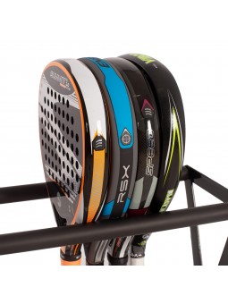 Soporte para palas de pádel/tenis/bádminton