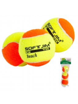 Bolsa 3 pelotas softee de beach tennis