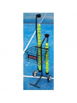 Carro portapelotas tenis/pádel 80 pelotas softee