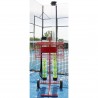Carro portapelotas tenis/pádel 80 pelotas softee