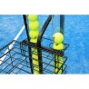 Carro portapelotas tenis/pádel 80 pelotas softee