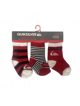 Pack 3 calcetines bebé quiksilver inside basic 7b515z