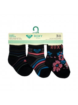 Pack 3 calcetines bebé roxy inside spark logo 66094t