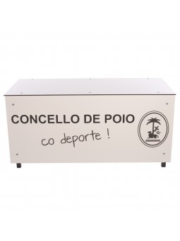 Mesa anotadores completa fenólico 8 mm blanco personalizable