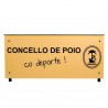 Mesa anotadores completa fenólico 12 mm color personalizable