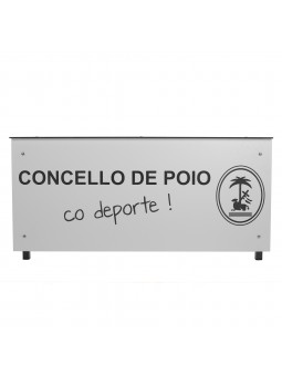 Mesa anotadores completa fenólico 12 mm color personalizable