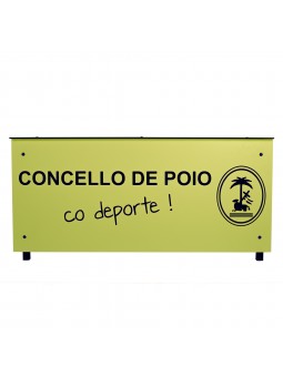 Mesa anotadores completa fenólico 12 mm color personalizable