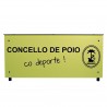 Mesa anotadores completa fenólico 12 mm color personalizable