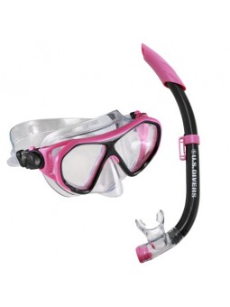 Set máscara u.s. divers combo dorado ii jr