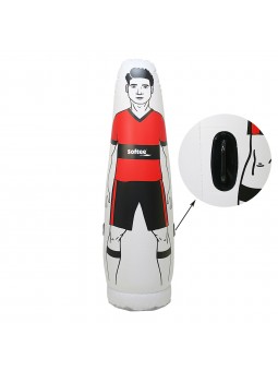 Jugador barrera hinchable rojo