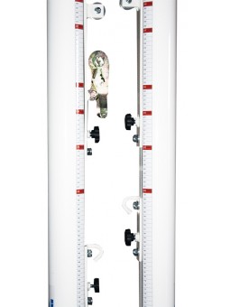 Juego de 2 postes multialturas aluminio tubo de 90mm fijos